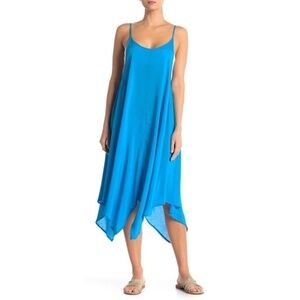 Elan Turquoise Oversized Midi Dress